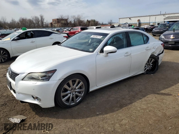 2013 Lexus GS 350 with VIN JTHCE1BLXD5002597, listed as a Copart auction lot 50250375 with 142,601 mi miles and Salvage Title. Bid and sale history available at carsss.com. Image 1.