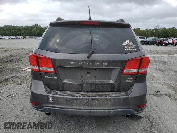 2017 Dodge Journey SXT with VIN 3C4PDCBG7HT510231, listed as a Copart auction lot 56735015 with 168,312 mi miles and Salvage title. Bid and sale history available at DreamBid. Image 6.