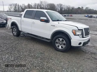 2012 Ford F-150 XL with VIN 1FTFW1EF5CFA35971, listed as a IAAI auction lot 41576307 with 169,716 mi miles. Bid and sale history available at carsss.com. Image 1.