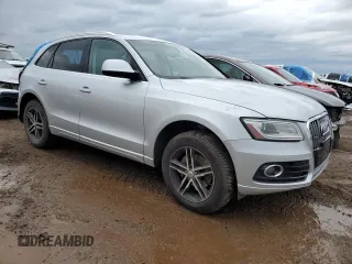 2013 Audi Q5 Premium Plus with VIN WA1LFAFP1DA051958, listed as a Copart auction lot 59240815 with 130,470 mi miles and Salvage title. Bid and sale history available at DreamBid. Image 4.