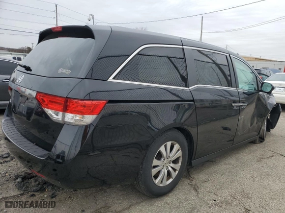 2016 Honda Odyssey EX-L with VIN 5FNRL5H6XGB089835, listed as a Copart auction lot 47794295 with 115,003 mi miles and Salvage Title. Bid and sale history available at carsss.com. Image 3.