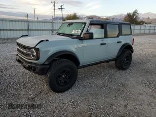 2022 Ford Bronco with VIN 1FMEE5DH4NLB18042, listed as a Copart auction lot 78505564 with 0 mi miles and Salvage Title. Bid and sale history available at carsss.com. Image 1.
