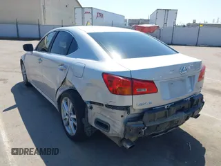 2006 Lexus IS 250 Manual with VIN JTHBK262862004378, listed as a IAAI auction lot 41865781 with 184,169 mi miles. Bid and sale history available at carsss.com. Image 3.