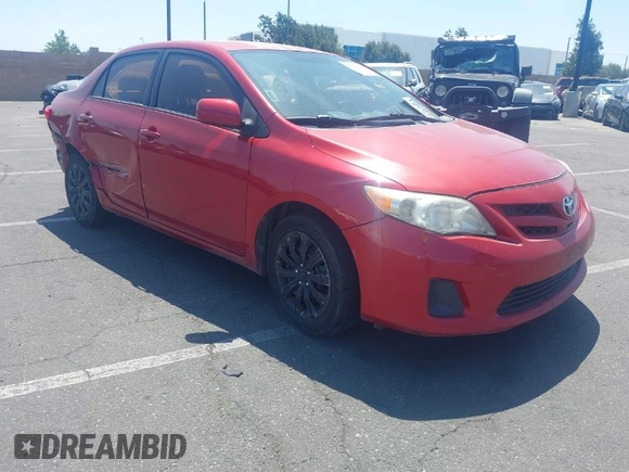 2012 Toyota Corolla L with VIN 2T1BU4EE0CC769746, listed as a IAAI auction lot 41992084 with 217,795 mi miles. Bid and sale history available at carsss.com. Image 1.