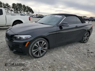 2018 BMW 2 Series 230i with VIN WBA2M7C51JVA97243, listed as a Copart auction lot 42369135 with 52,606 mi miles and Salvage Title. Bid and sale history available at carsss.com. Image 1.