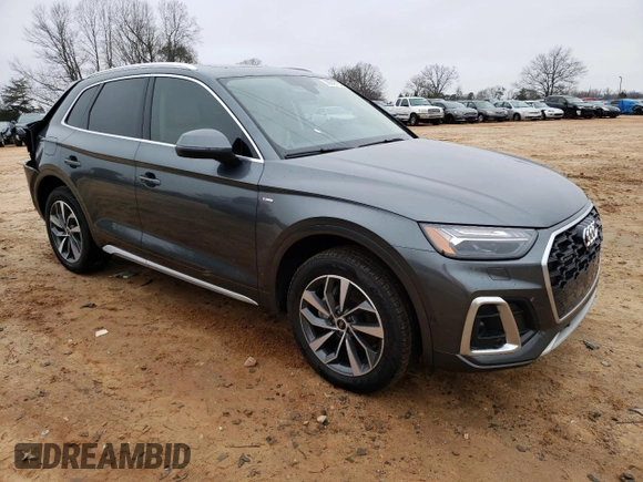 2022 Audi Q5 S line Prestige with VIN WA1FAAFYXN2015699, listed as a Copart auction lot 36545153 with 18,904 mi miles and . Bid and sale history available at DreamBid. Image 4.