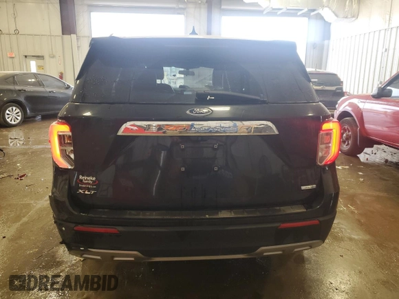 2020 Ford Explorer XLT with VIN 1FMSK8DH0LGC88692, listed as a Copart auction lot 41575285 with 133,353 mi miles and Salvage Title. Bid and sale history available at carsss.com. Image 6.