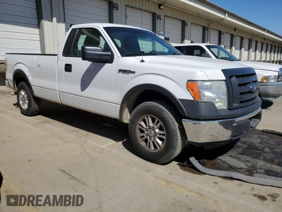 2013 Ford F-150 XL with VIN 1FTPF1CF5DKD70051, listed as a Copart auction lot 48748135 with 204,755 mi miles and Salvage title. Bid and sale history available at DreamBid. Image 4.