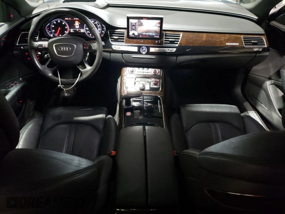 2015 Audi A8 3.0T with VIN WAU3GAFD9FN023200, listed as a Copart auction lot 59856315 with 140,472 mi miles and Salvage title. Bid and sale history available at DreamBid. Image 8.
