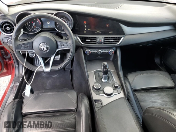 2017 Alfa Romeo Giulia Ti with VIN ZARFAECN6H7530655, listed as a Copart auction lot 52271643 with 93,792 mi miles. Bid and sale history available at carsss.com. Image 8.