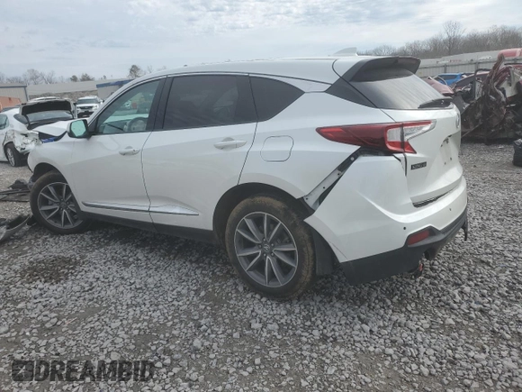 2021 Acura RDX Technology with VIN 5J8TC1H51ML017972, listed as a Copart auction lot 42872795 with 63,279 mi miles and Salvage title. Bid and sale history available at DreamBid. Image 2.