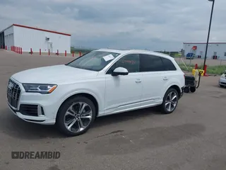 2021 Audi Q7 Premium Plus with VIN WA1LXAF75MD021454, listed as a IAAI auction lot 42444321 with 39,103 mi miles and . Bid and sale history available at DreamBid. Image 18.