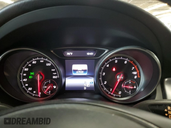 2018 Mercedes-Benz CLA 250 with VIN WDDSJ4GB3JN599846, listed as a Copart auction lot 59363425 with 67,935 mi miles and Salvage title. Bid and sale history available at DreamBid. Image 9.