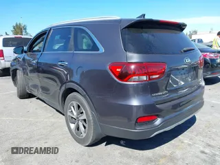 2019 Kia Sorento EX V6 with VIN 5XYPH4A59KG457959, listed as a IAAI auction lot 41712748 with 56,958 mi miles. Bid and sale history available at carsss.com. Image 3.