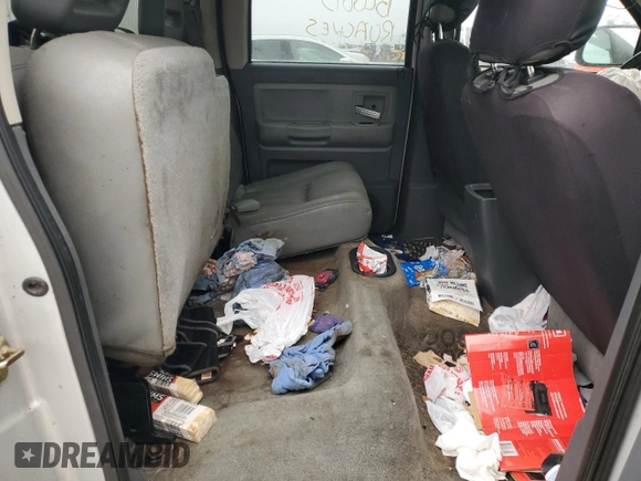 2005 Dodge Dakota Laramie with VIN 1D7HW58N75S100449, listed as a Copart auction lot 86336834 with Not Provided miles and Salvage Title. Bid and sale history available at DreamBid. Image 10.