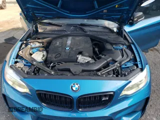 2017 BMW M2 with VIN WBS1H9C55HV786233, listed as a Copart auction lot 63596764 with 0 mi miles and Salvage Title. Bid and sale history available at carsss.com. Image 12.