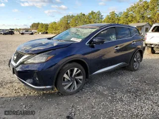 2024 Nissan Murano SL with VIN 5N1AZ2CJ3RC104306, listed as a Copart auction lot 42418024 with 152 mi miles and Salvage Title. Bid and sale history available at carsss.com. Image 1.