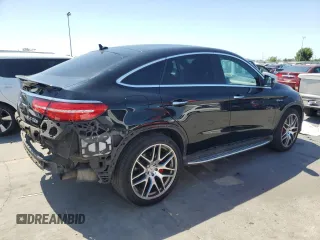 2016 Mercedes-Benz GLE 63 S AMG with VIN 4JGED7FB6GA024329, listed as a Copart auction lot 62430945 with 85,135 mi miles and Clean title. Bid and sale history available at DreamBid. Image 3.