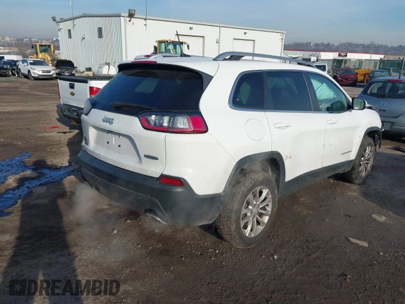 2019 Jeep Cherokee Latitude with VIN 1C4PJMCX2KD356537, listed as a IAAI auction lot 41197817 with 134,043 mi miles. Bid and sale history available at carsss.com. Image 4.