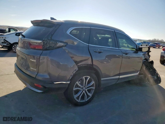 2020 Honda CR-V Touring with VIN 2HKRW2H93LH648900, listed as a Copart auction lot 45725465 with 28,525 mi miles and Salvage Title. Bid and sale history available at carsss.com. Image 3.