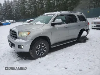 2008 Toyota Sequoia SR5 with VIN 5TDBY64A48S003094, listed as a Copart auction lot 45242885 with 173,942 mi miles and Salvage Title. Bid and sale history available at carsss.com. Image 1.