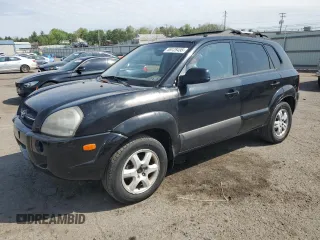 2006 Hyundai Tucson GLS with VIN KM8JN12D46U275248, listed as a Copart auction lot 55128495 with 129,207 mi miles and Clean Title. Bid and sale history available at carsss.com. Image 1.
