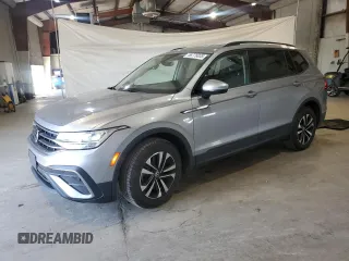 2023 Volkswagen Tiguan S z VIN 3VVRB7AXXPM036695, wystawiony jako Copart lot #56776035 z przebiegiem 28 610 mil mil oraz Szkoda całkowita • Salvage title. Historia ofert i sprzedaży dostępna na DreamBid. Obrazek 1.