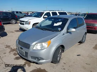 2009 Chevrolet Aveo 1LT with VIN KL1TD66E99B630907, listed as a IAAI auction lot 41378480 with 102,906 mi miles and . Bid and sale history available at DreamBid. Image 2.