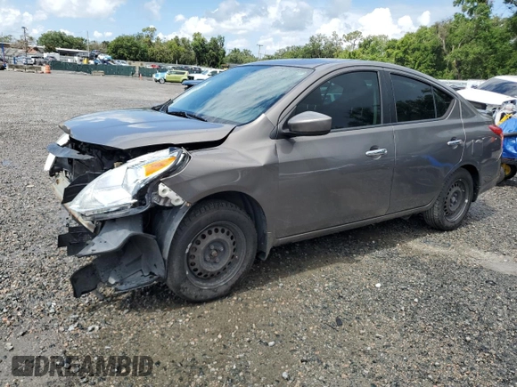 2016 Nissan Versa SV with VIN 3N1CN7AP1GL827640, listed as a Copart auction lot 61102095 with 148,654 mi miles and Salvage title. Bid and sale history available at DreamBid. Image 1.
