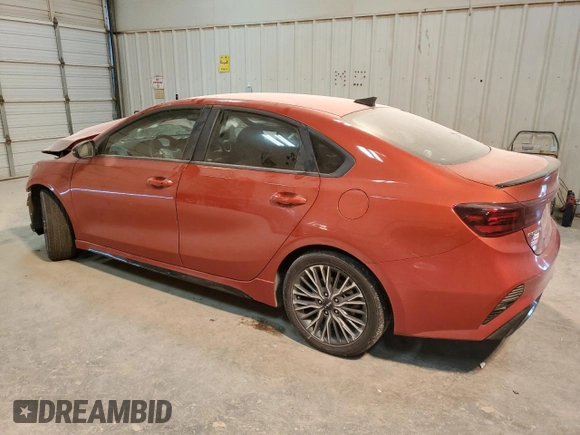 2024 Kia Forte GT-Line with VIN 3KPF54AD1RE721386, listed as a Copart auction lot 45793935 with 8,951 mi miles and Salvage Title. Bid and sale history available at carsss.com. Image 2.