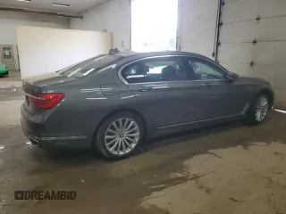 2017 BMW 7 Series 740i with VIN WBA7E2C54HG739147, listed as a Copart auction lot 67661374 with 0 mi miles and Clean Title. Bid and sale history available at carsss.com. Image 3.