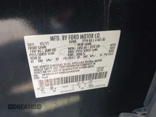 2011 Ford Explorer Limited with VIN 1FMHK8F89BGA42049, listed as a IAAI auction lot 42693951 with 196,211 mi miles and . Bid and sale history available at DreamBid. Image 9.
