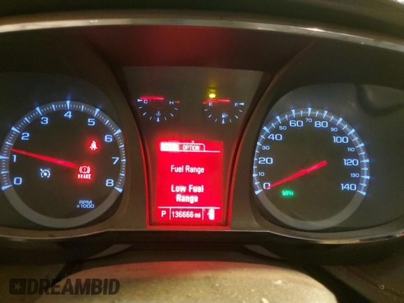 2013 GMC Terrain Denali with VIN 2GKFLYE33D6327836, listed as a Copart auction lot 87703215 with 136,666 mi miles and Salvage Title. Bid and sale history available at DreamBid. Image 9.