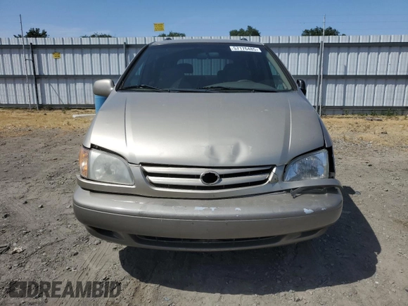 2001 Toyota Sienna LE z VIN 4T3ZF13C01U340313, wystawiony jako Copart lot #57176485 z przebiegiem 137 449 mil mil oraz Szkoda całkowita • Salvage title. Historia ofert i sprzedaży dostępna na DreamBid. Obrazek 5.
