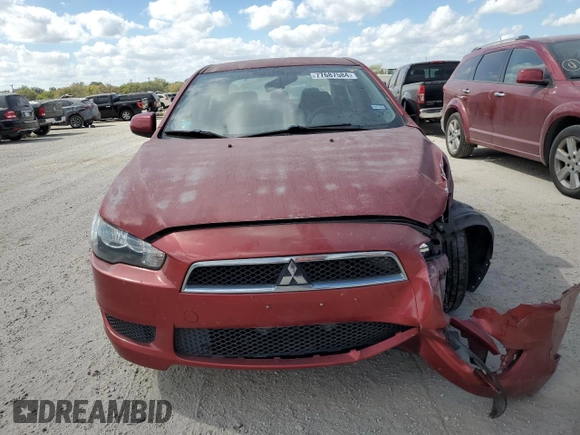 2014 Mitsubishi Lancer ES with VIN JA32U2FU7EU002314, listed as a Copart auction lot 77687584 with Not Provided miles and Salvage Title. Bid and sale history available at DreamBid. Image 5.