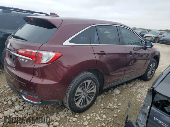 2018 Acura RDX w/Advance Pkg with VIN 5J8TB3H77JL000590, listed as a Copart auction lot 79733314 with 57,924 mi miles and Clean Title. Bid and sale history available at carsss.com. Image 3.