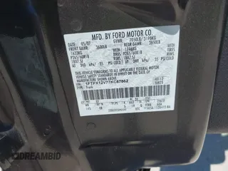 2007 Ford F-150 XL z VIN 1FTPX12V77KC87862, wystawiony jako IAAI lot #42080803 z przebiegiem 107 643 mil mil oraz . Historia ofert i sprzedaży dostępna na DreamBid. Obrazek 9.