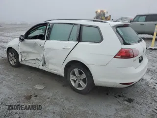2015 Volkswagen Golf SportWagen TDI S with VIN 3VWFA7AU1FM502486, listed as a Copart auction lot 89190345 with 76,312 mi miles and Salvage Title. Bid and sale history available at carsss.com. Image 2.
