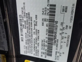 2024 Ford Mustang Dark Horse with VIN 1FA6P8R04R5503740, listed as a Copart auction lot 42720915 with 8,524 mi miles and Salvage Title. Bid and sale history available at carsss.com. Image 12.