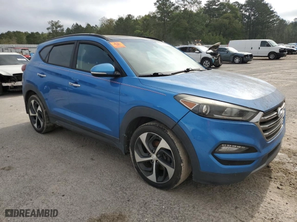 2016 Hyundai Tucson Limited with VIN KM8J33A29GU210124, listed as a Copart auction lot 51502585 with 170,182 mi miles and Clean Title. Bid and sale history available at carsss.com. Image 4.