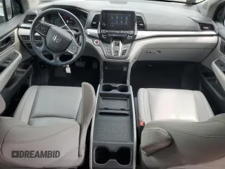 2021 Honda Odyssey EX-L with VIN 5FNRL6H79MB044718, listed as a Copart auction lot 65351134 with 28,888 mi miles and Salvage Title. Bid and sale history available at DreamBid. Image 8.