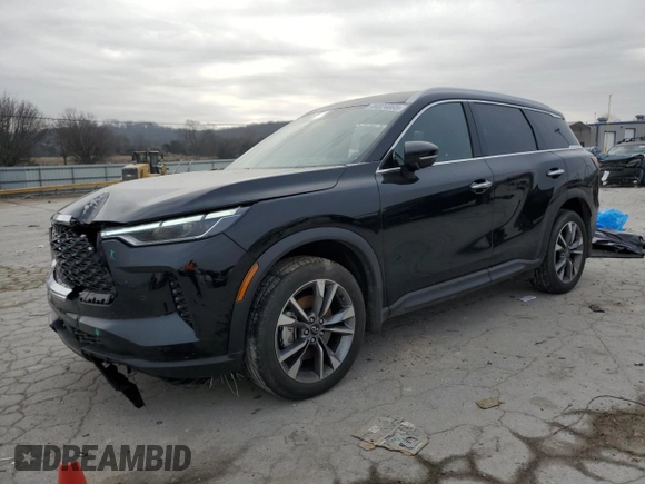 2024 Infiniti QX60 Luxe с VIN 5N1DL1FR5RC355788, выставлен на аукционе Copart как лот 44024865 с пробегом 17 375 миль миль и Списание • Salvage title. История ставок и продаж доступна на DreamBid. Изображение 1.