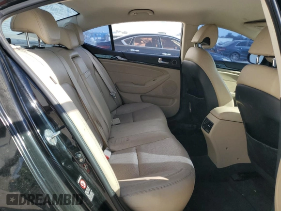 2014 Kia Cadenza Premium with VIN KNALN4D79E5120531, listed as a Copart auction lot 45104745 with Not Provided miles and Salvage Title. Bid and sale history available at DreamBid. Image 10.