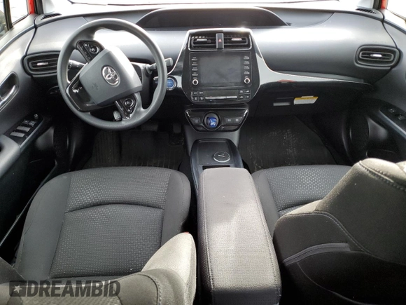 2020 Toyota Prius LE with VIN JTDL9RFU6L3019320, listed as a Copart auction lot 52577555 with Not Provided miles and Salvage Title. Bid and sale history available at DreamBid. Image 8.