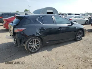 2015 Lexus CT 200h with VIN JTHKD5BH8F2246500, listed as a Copart auction lot 60152575 with 90,114 mi miles and Salvage title. Bid and sale history available at DreamBid. Image 3.