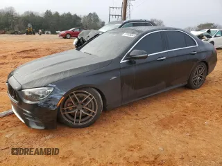 2023 Mercedes-Benz E 53 AMG with VIN W1KZF6BB8PB166939, listed as a Copart auction lot 87003684 with 19,062 mi miles and Salvage Title. Bid and sale history available at DreamBid. Image 1.