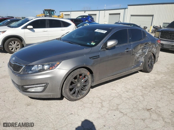 2013 Kia Optima SX w/Limited Pkg with VIN 5XXGR4A6XDG211323, listed as a Copart auction lot 49336745 with 130,095 mi miles and Salvage Title. Bid and sale history available at carsss.com. Image 1.