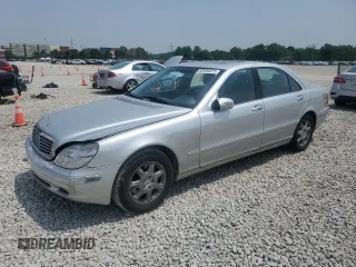 2000 Mercedes-Benz S 320/430/500 z VIN WDBNG75J0YA004775, wystawiony jako Copart lot #60956875 z przebiegiem 51 663 mil mil oraz Szkoda całkowita • Salvage title. Historia ofert i sprzedaży dostępna na DreamBid. Obrazek 1.