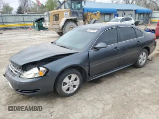 2011 Chevrolet Impala LS Fleet with VIN 2G1WF5EKXB1242021, listed as a Copart auction lot 50048785 with 125,768 mi miles and Salvage Title. Bid and sale history available at DreamBid. Image 1.