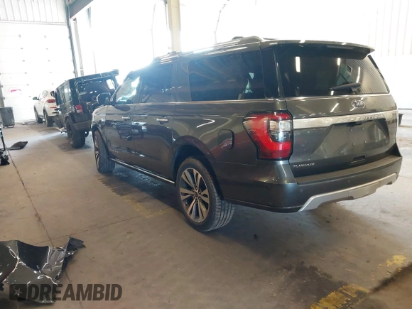2020 Ford Expedition Max Platinum with VIN 1FMJK1MT1LEA64253, listed as a IAAI auction lot 42204905 with 66,750 mi miles and . Bid and sale history available at DreamBid. Image 3.